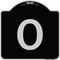 Signmission Sign with Letter O Heavy-Gauge Aluminum Architectural Sign, 18" x 18", BS-1818-22936 A-DES-BS-1818-22936 - alternate 1